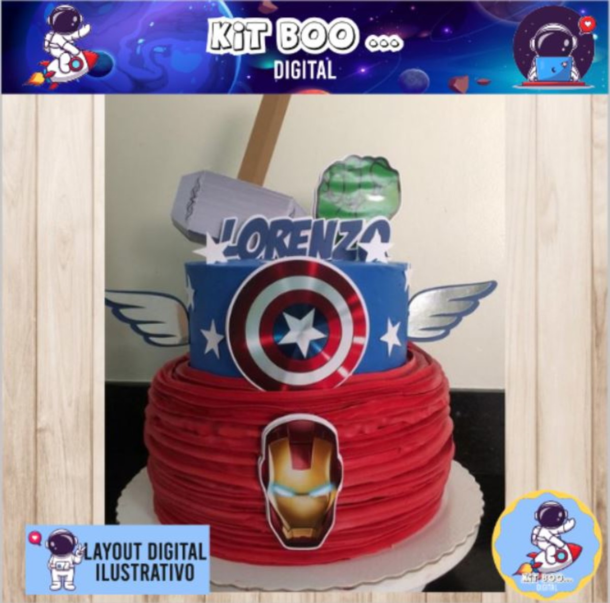Arquivo Topo de Bolo - Vingadores
