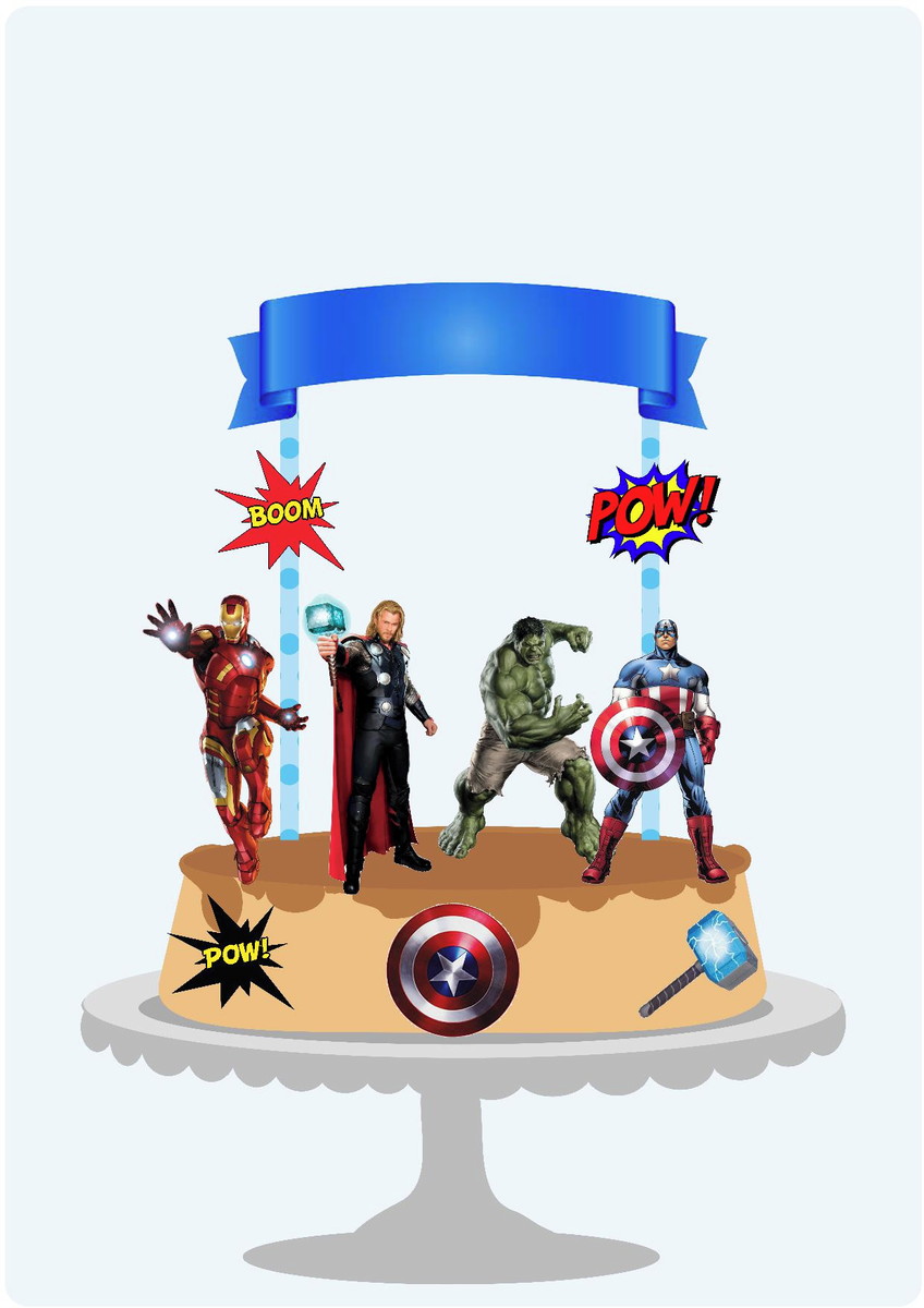Arquivo Topo de Bolo - Vingadores