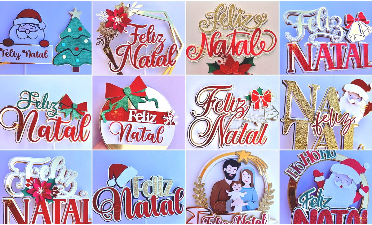 Arquivos de Corte Combo Topos Natal