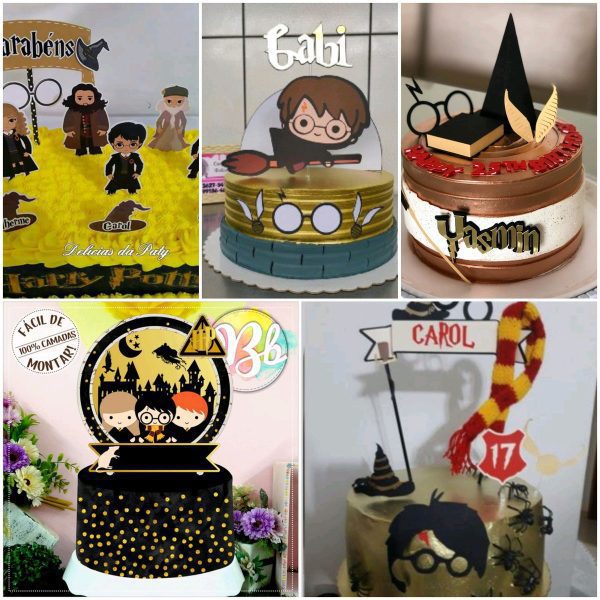 Arquivos de Corte Topo de Bolo Harry Potter - Image 2