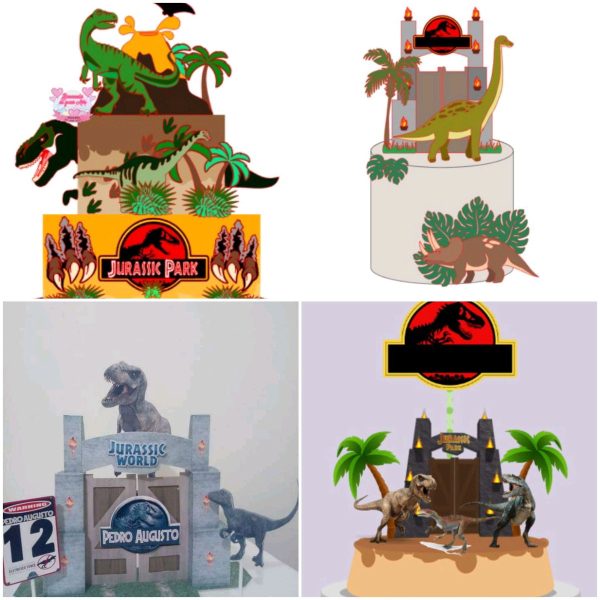 Arquivos de Corte Topo de Bolo Jurassic Park