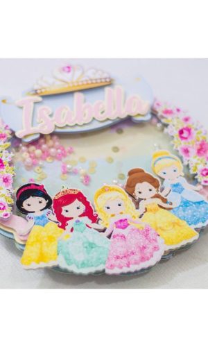 Arquivos de corte topo de bolo princesas disney