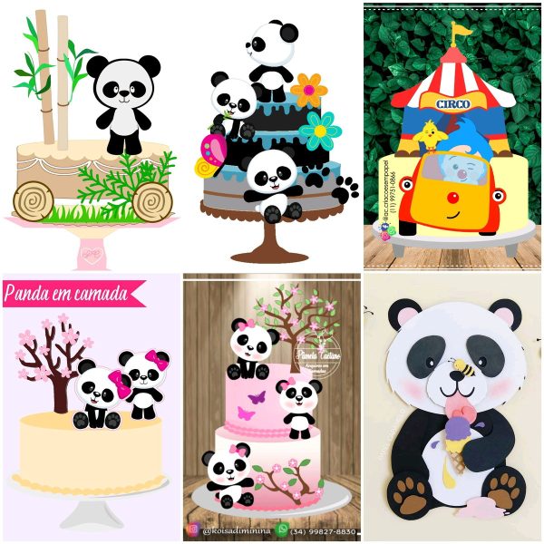 ARQUIVOS DE CORTE TOPOs DE BOLO panda - Image 2