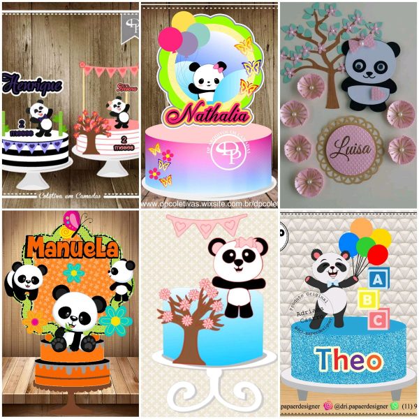 ARQUIVOS DE CORTE TOPOs DE BOLO panda - Image 3
