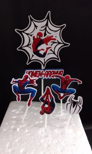 Arquivos Silhouette topo de bolo Homem Aranha 102