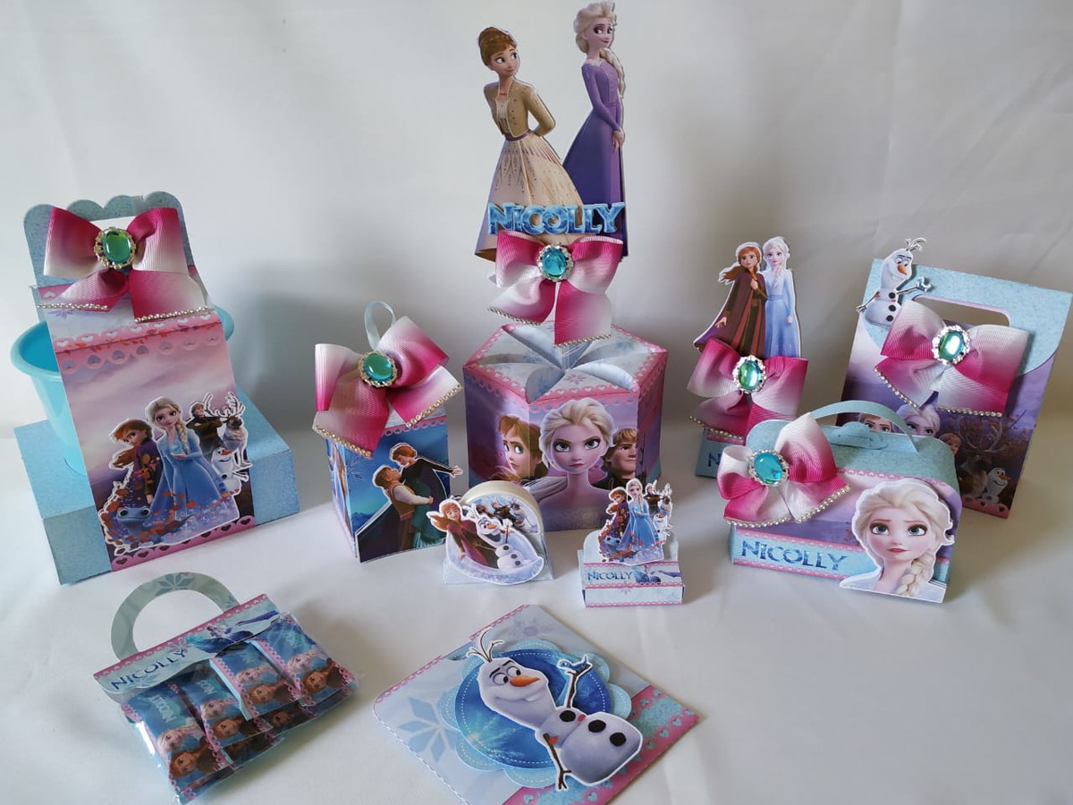 Frozen 15 - Combo de Arquivos de Corte para Festas 2909 - Imagem 3