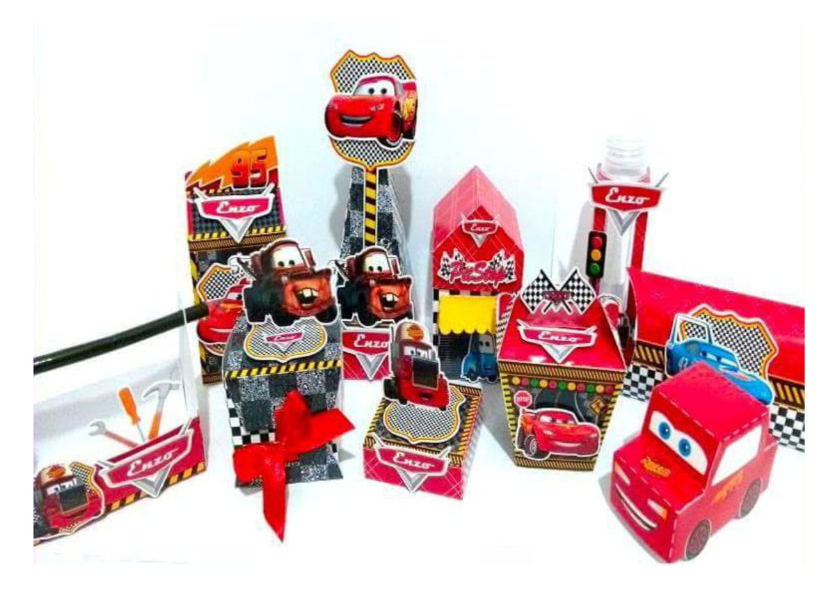 Kit com 5 arquivos de corte: 557-KIT FESTA CARROS EM STUDIO