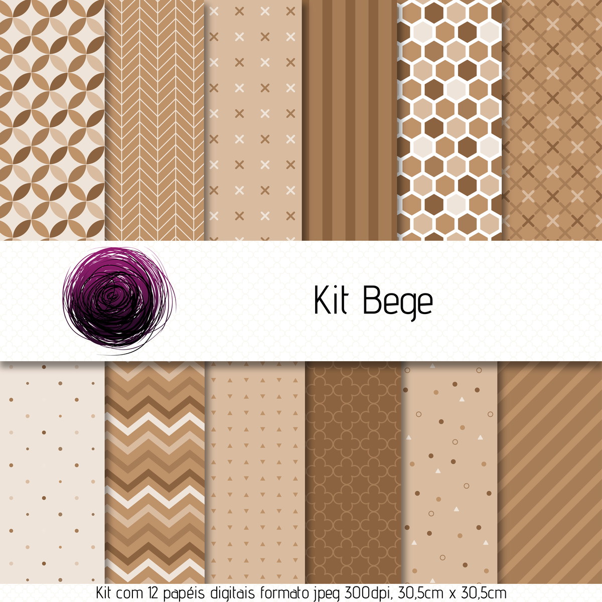 Kit Digital Bege