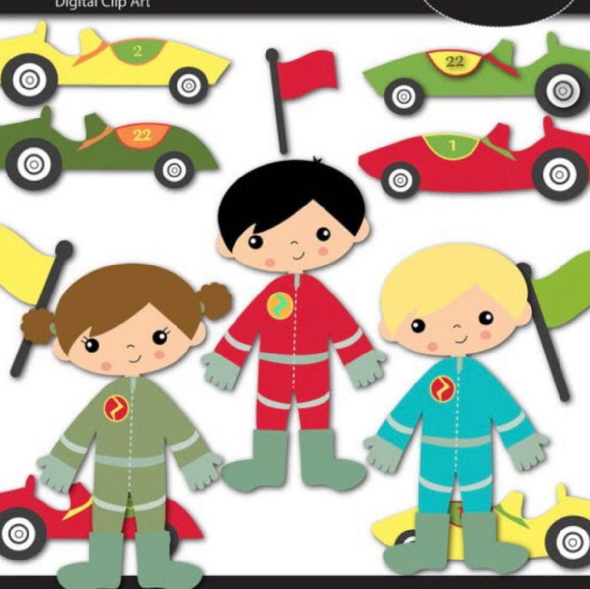 kit Digital Carro Carrinhos PNG- Scrapbook