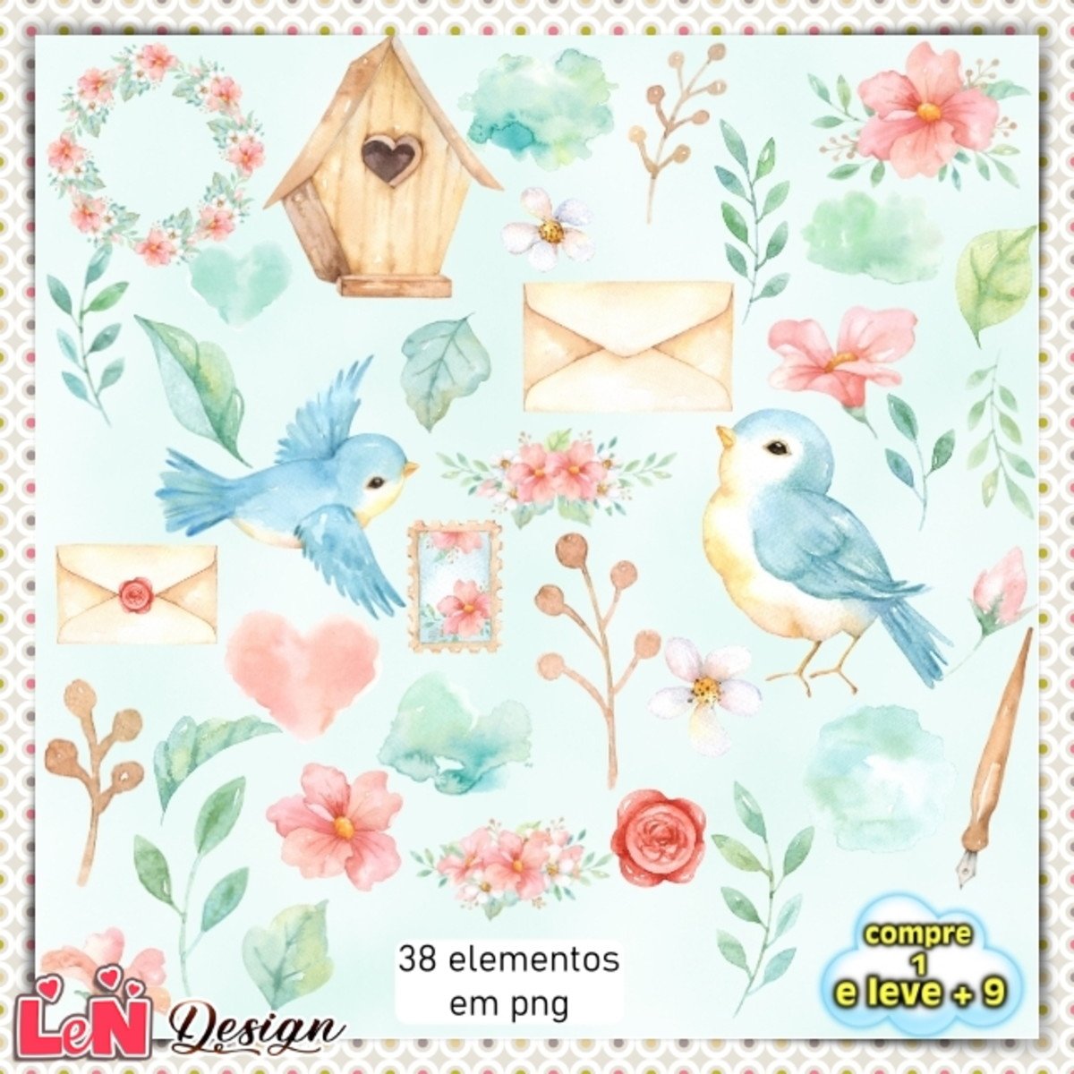 Kit Digital Jardim Aquarela