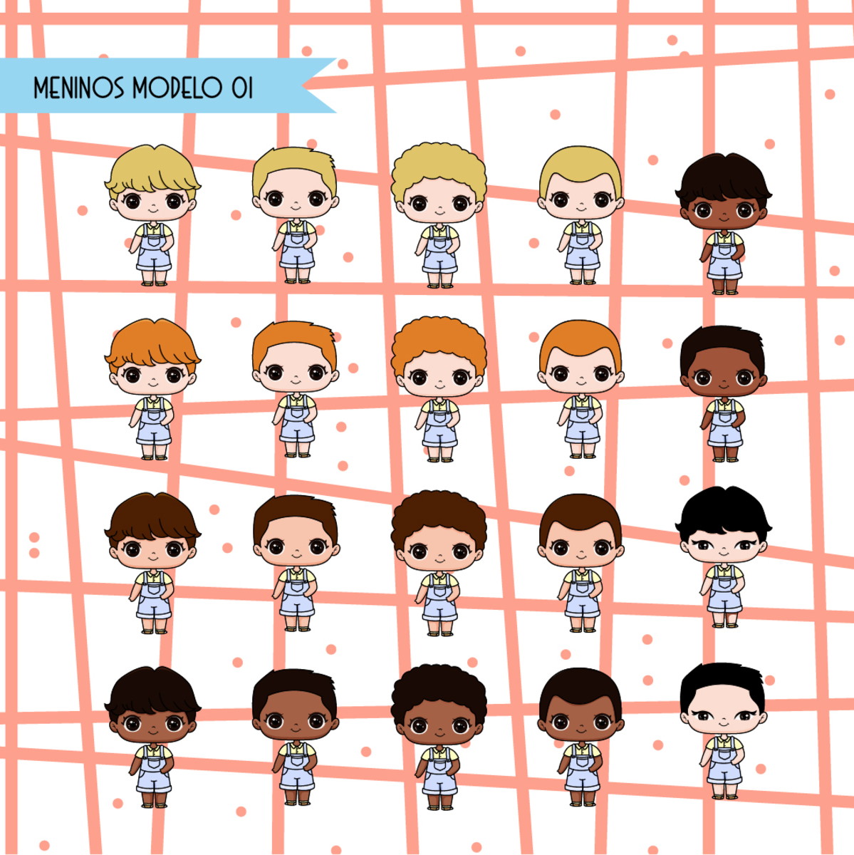 Kit Digital - Meninos Fofinhos - Imagem 3