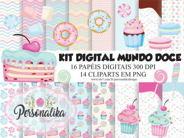 Kit Digital Mundo Doce