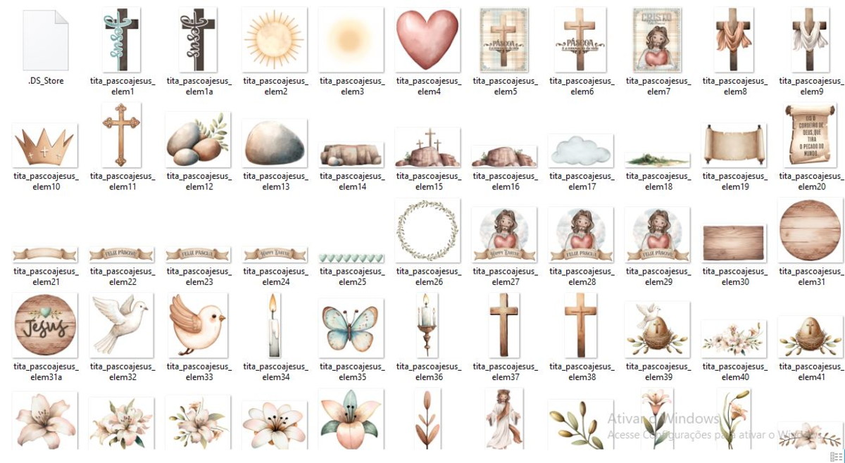 Kit Digital Páscoa Jesus Cordeiro - Imagem 4