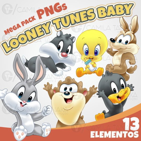 Kit Digital Png Looney Tunes Baby (pague 1 Leve 3)