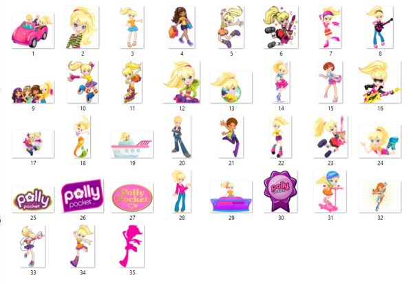 Kit Digital Polly Pocket - Imagem 2