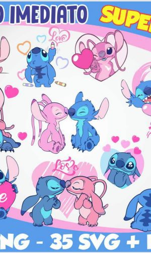 Kit Digital Stitch e Angel