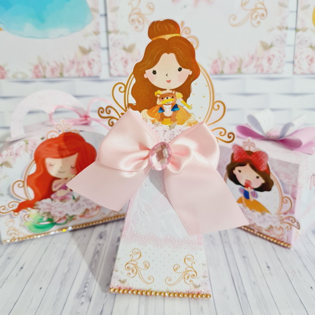 Princesas Cute - Arquivos de Corte Studio e pdf + Fotos 1324 - Imagem 4