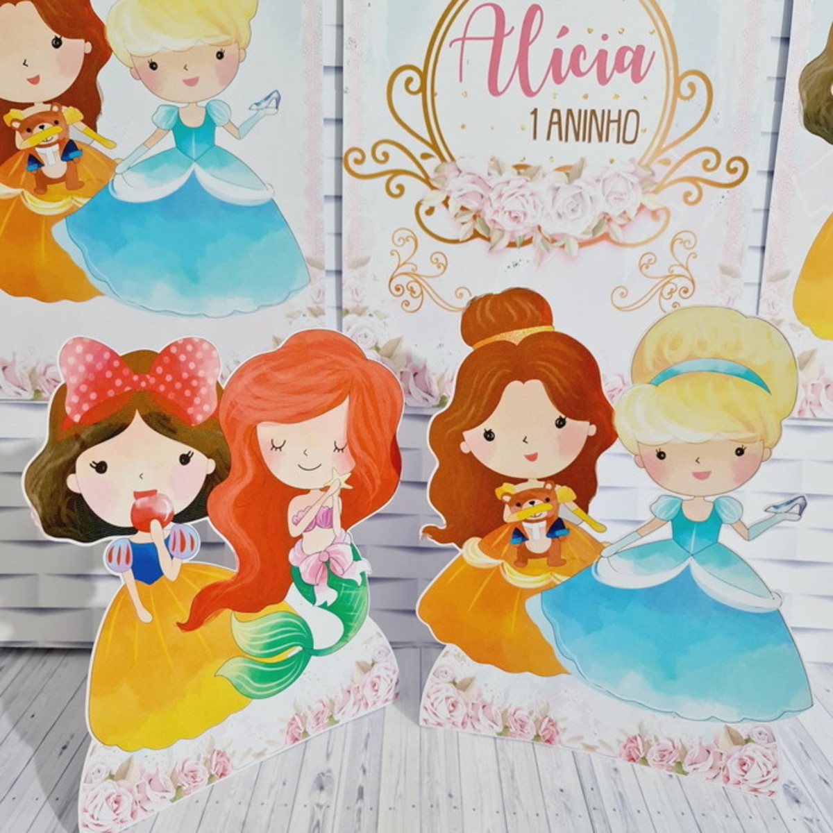 Princesas Cute - Arquivos de Corte Studio e pdf + Fotos 1324 - Imagem 3