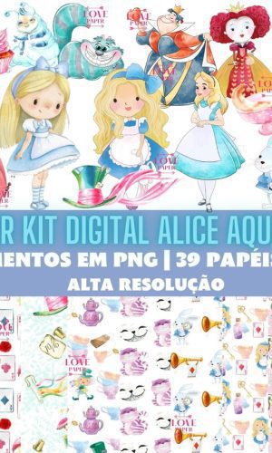 Super Kit Digital Alice Aquarela