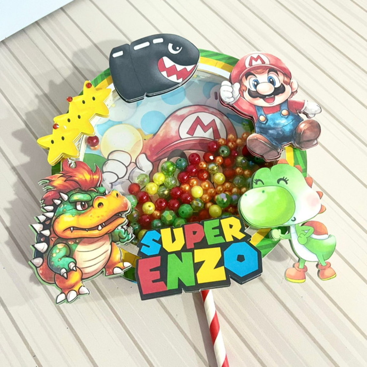 Super Mário - Arquivos de Corte Studio e pdf + Fotos 1134 - Imagem 4