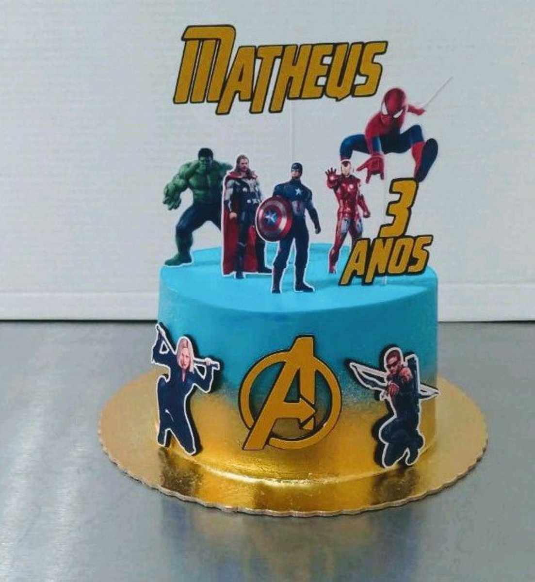 Arquivo de Corte Avengers Topo de Bolo