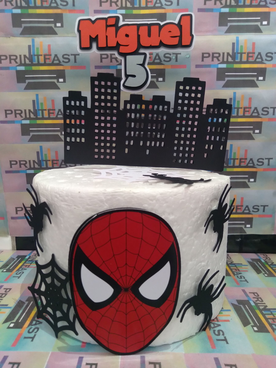 Topo de bolo Homem Aranha 2 #81 - Arquivo Digital