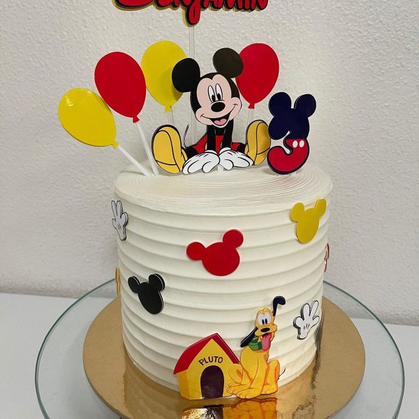 Topo de Bolo Mickey (arquivo de Corte)