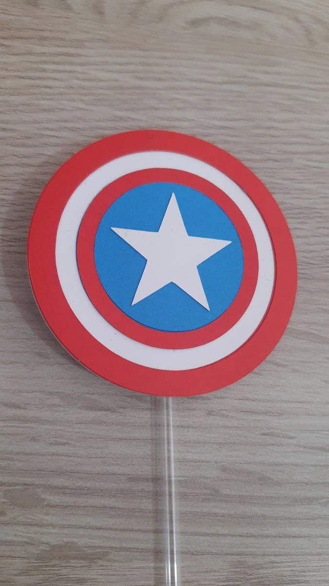 Arquivo de Corte - Topo Bolo - Vingadores Camadas - Cod: 009 - Imagem 5