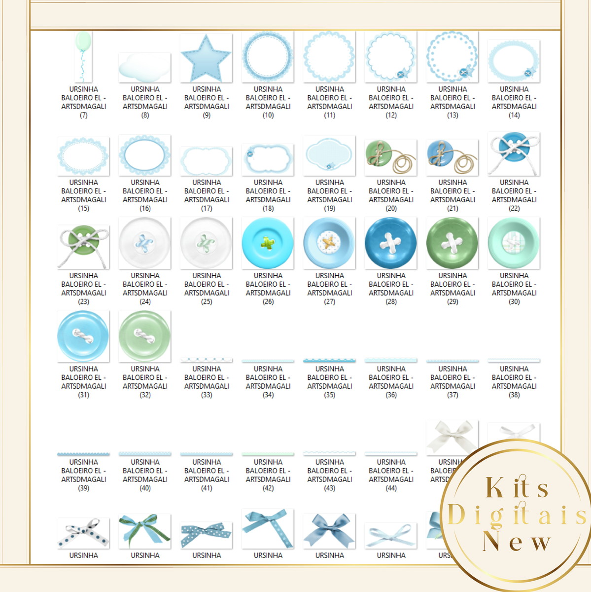 URSINHO BALOEIRO KIT DIGITAL - Imagem 3