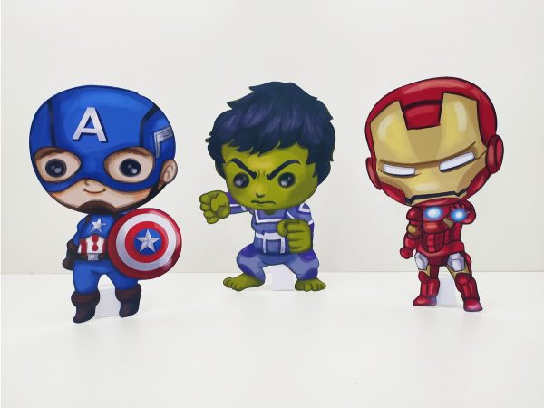 Vingadores - Arquivos de Corte Studio e pdf para Festas 1903 - Imagem 5