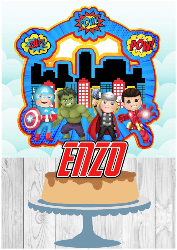 Vingadores - Topo de Bolo