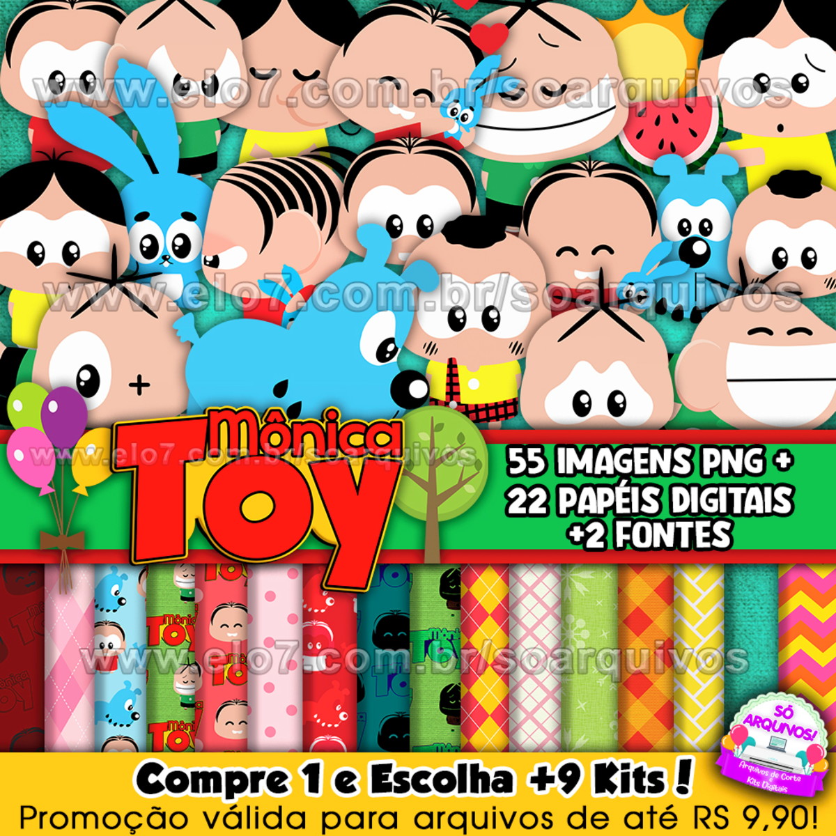 Kit Digital Turma da Mônica Toy