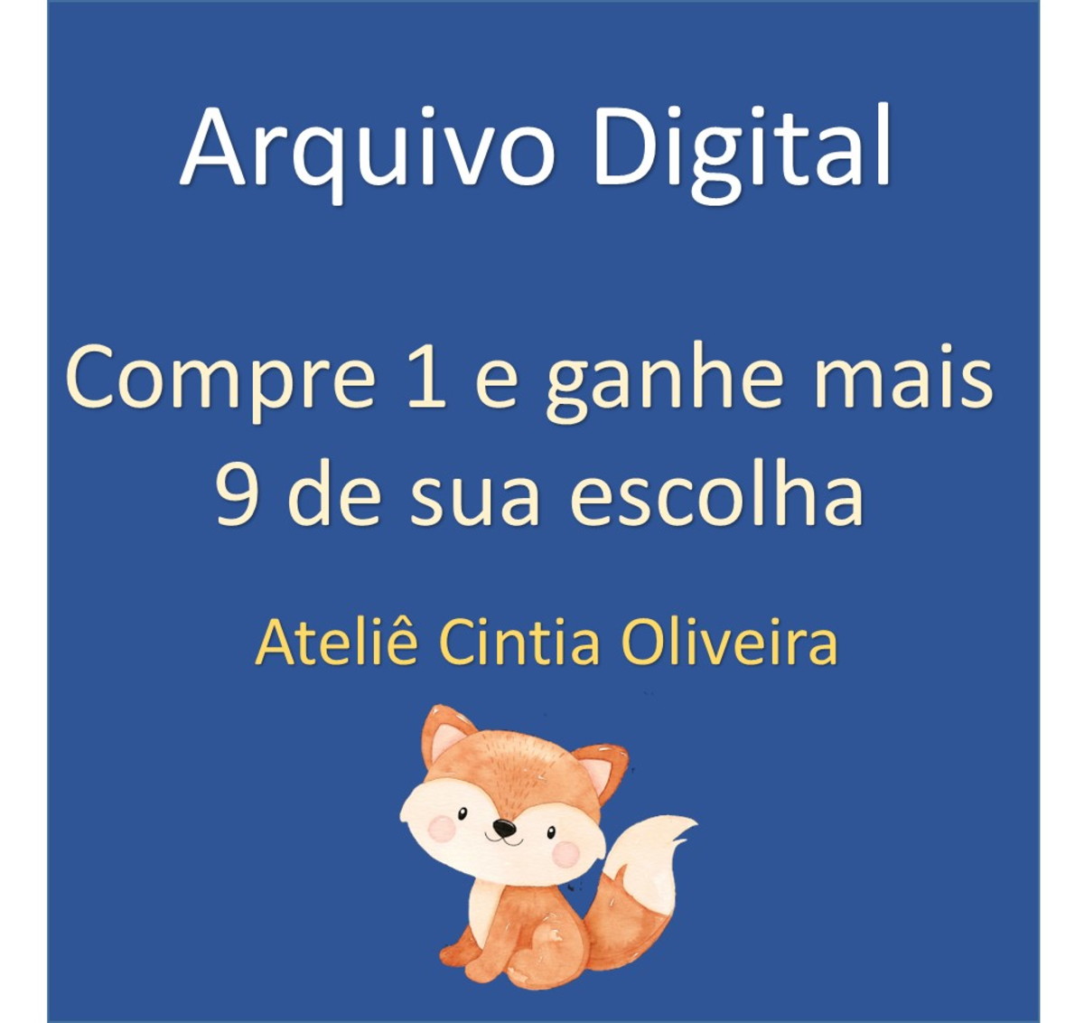 10 Arquivo Por R$ 10,00 Topo de Bolo Digital Bosque Menino - Imagem 2