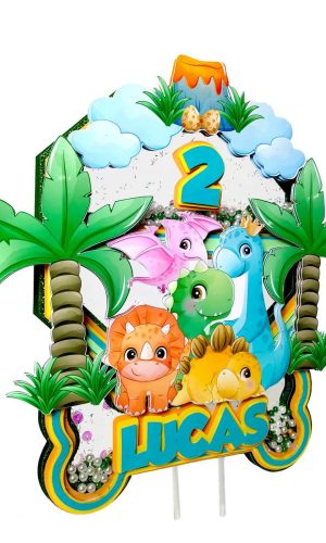 1280 Arquivo Digital Topo de Bolo Dinossauro Baby STUDIO,PDF