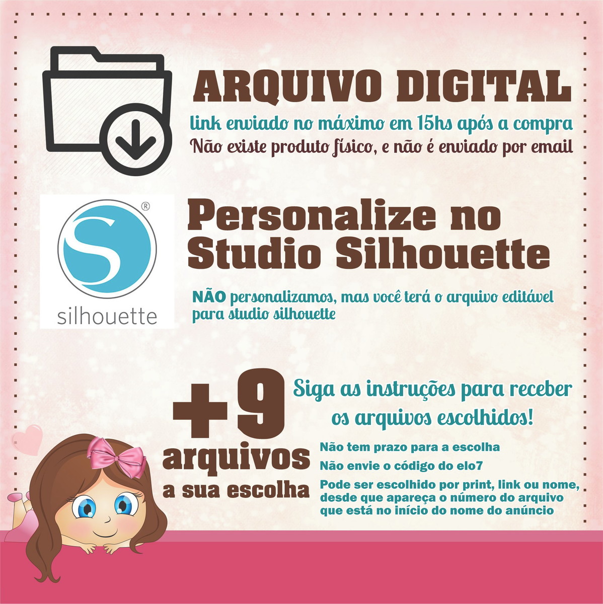 41- Arquivo Silhouette - Digital Topo Bolo Bodas Pirulito +9 - Imagem 3
