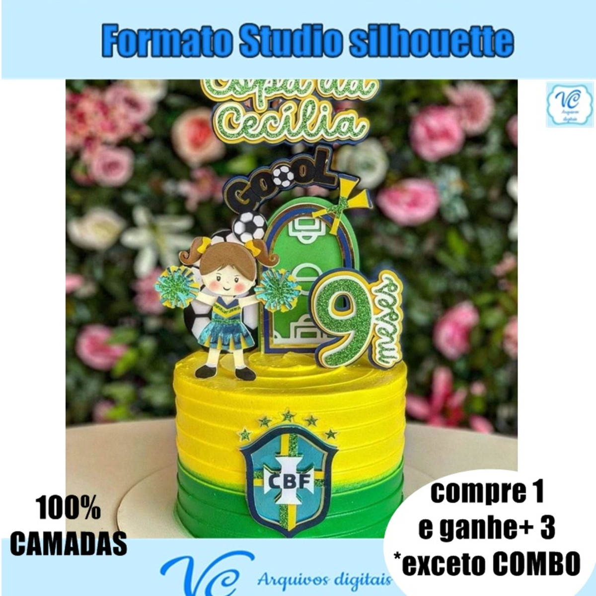 451- Arquivo Topo Futebol /copa do Mundo Menina