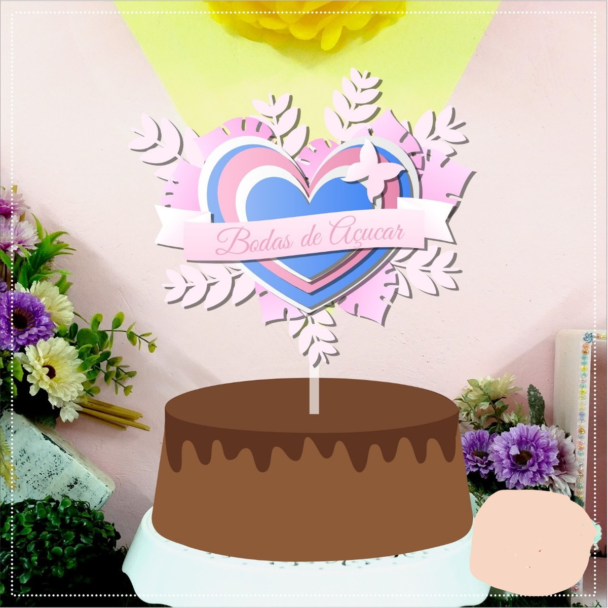 Arquivo Corte - Topo bodas de Açucar 6 anos-STUDIO