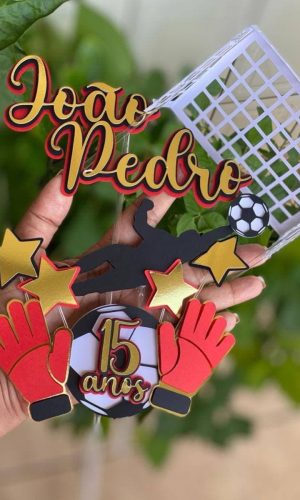Arquivo CORTE topo de bolo futebol +1 DE BRINDE
