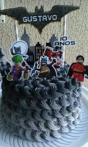 Arquivo Corte -Topo de bolo lego batman-STUDIO