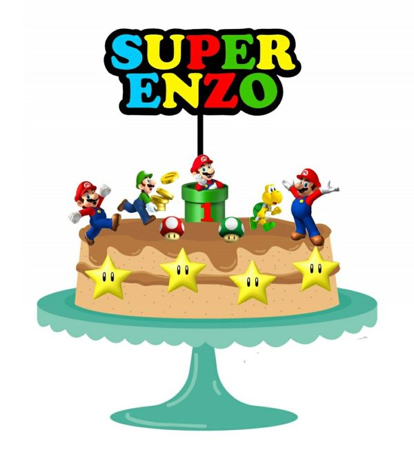 Arquivo Corte - -topo de bolo mario bross-STUDIO