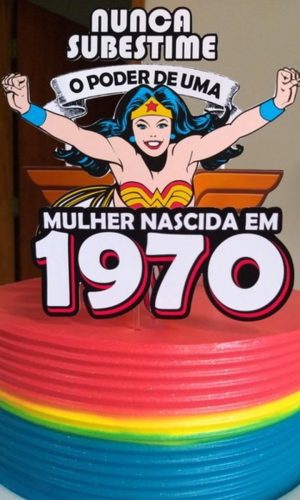Arquivo Corte -topo de bolo mulher maravilha-STUDIO