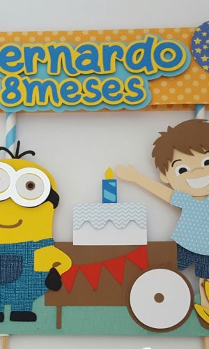 Kit com 5 arquivos de corte: 03-MINIONS TOPO (CAMADAS)