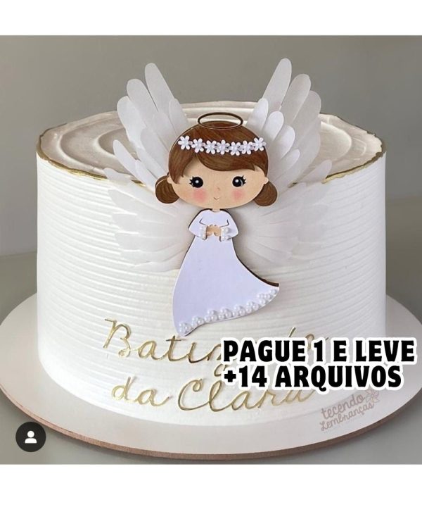 Arquivo de Corte - Anjinhos Batizado