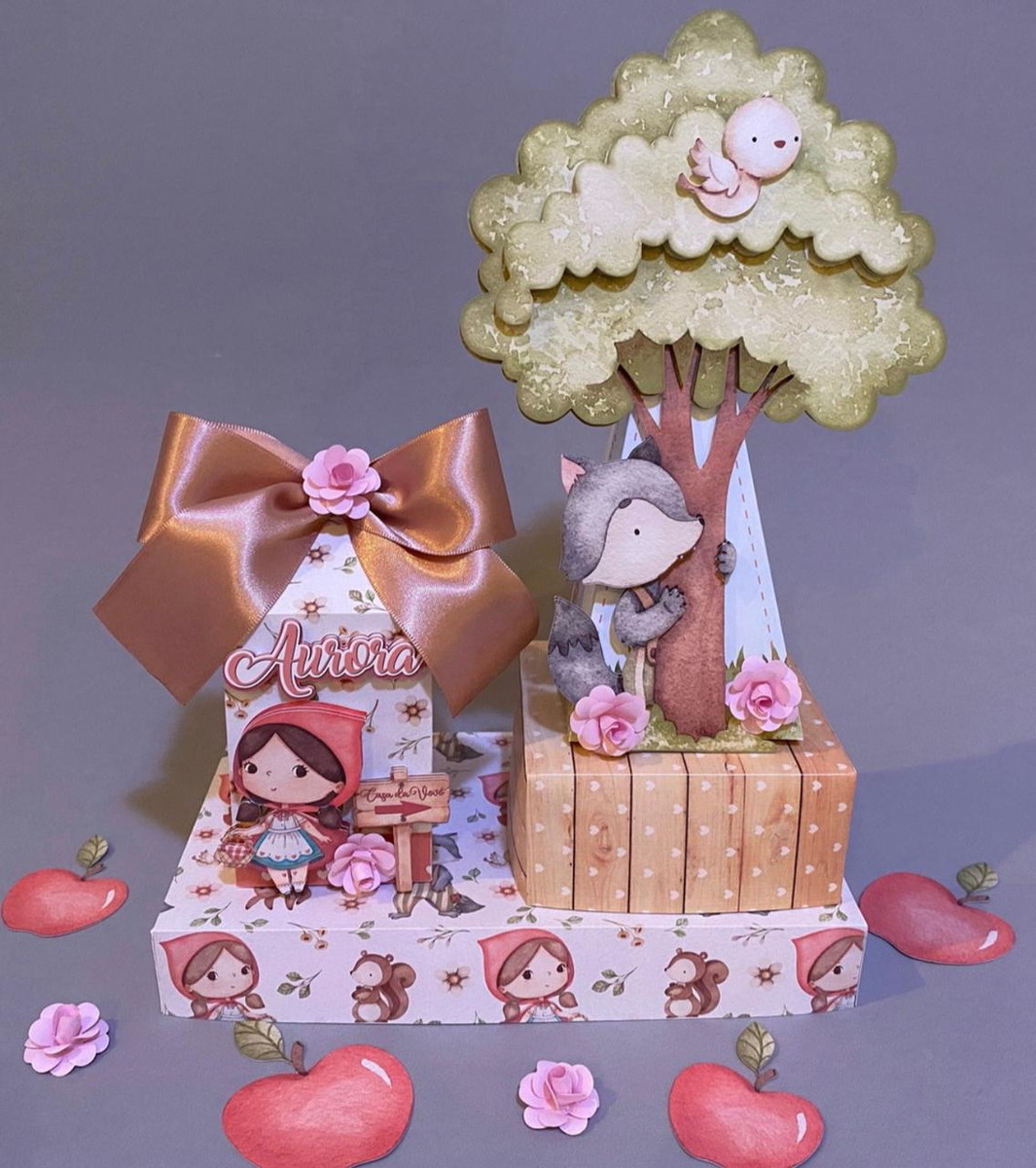 Arquivo de Corte Chapeuzinho Vermelho Aquarela (13) - Imagem 3