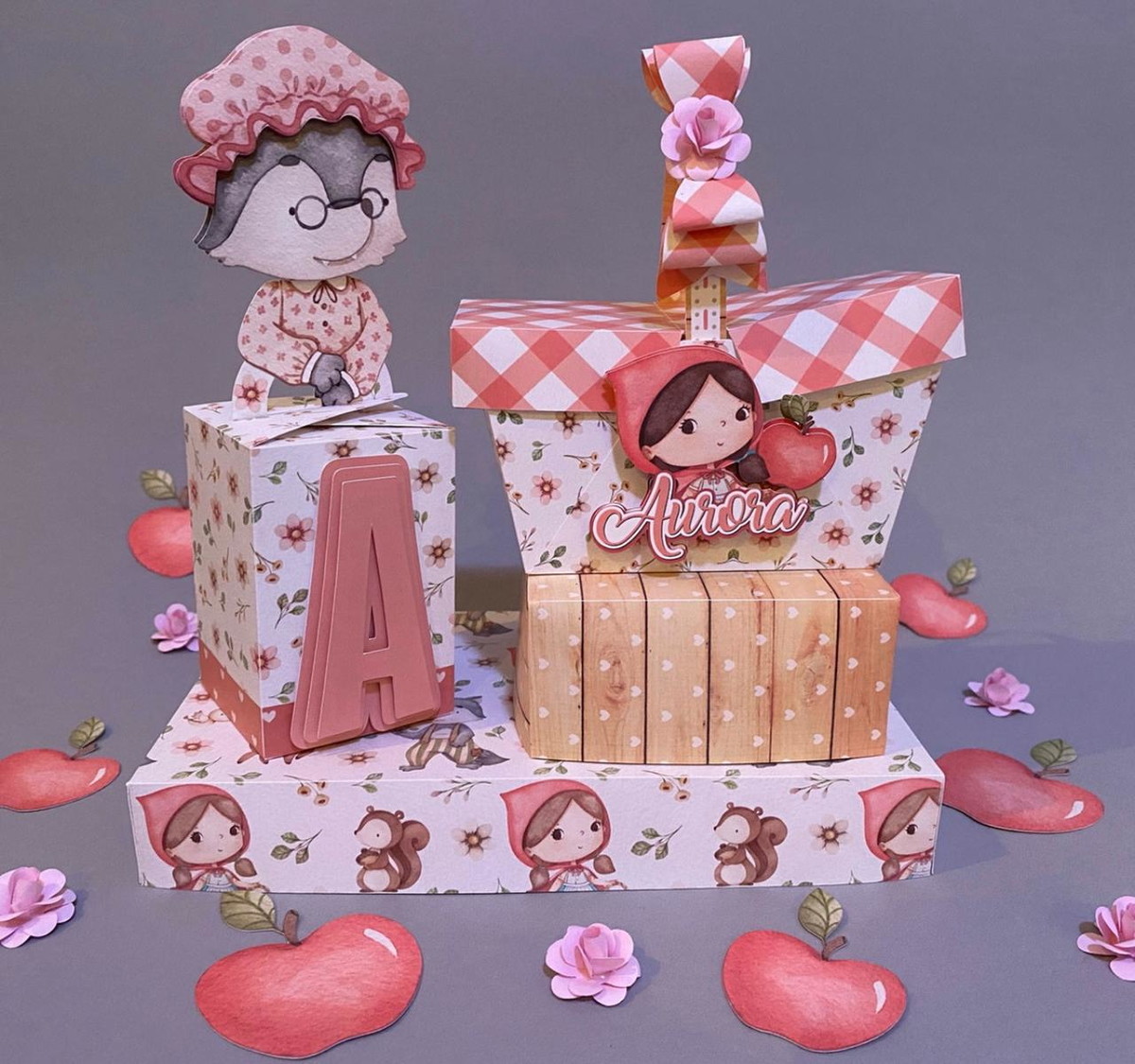 Arquivo de Corte Chapeuzinho Vermelho Aquarela (13) - Imagem 4