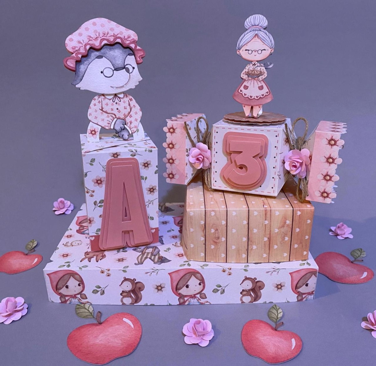 Arquivo de Corte Chapeuzinho Vermelho Aquarela (13) - Imagem 5