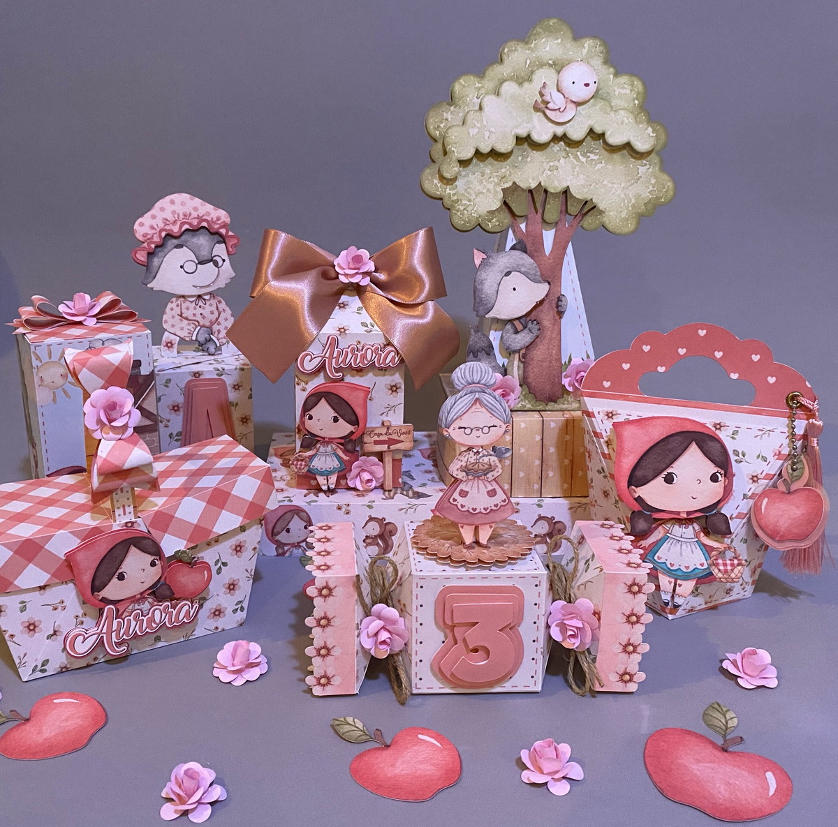 Arquivo de Corte Chapeuzinho Vermelho Aquarela