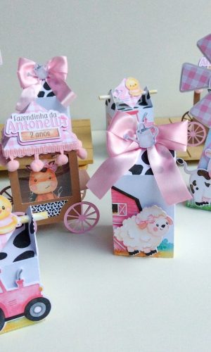 Arquivo de corte kit Fazendinha aquarela rosa -015