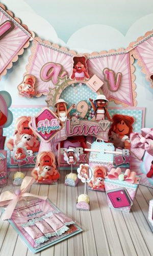 Arquivo de Corte Kit Papelaria Roblox Menina