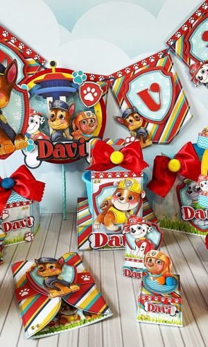 Arquivo De Corte Kit Patrulha Canina Aquarela Menino -017